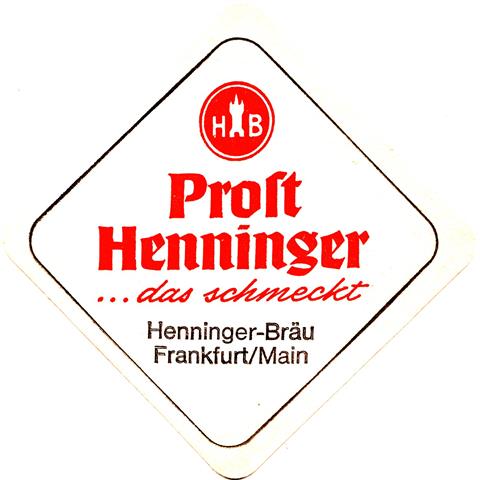 frankfurt f-he henninger raute 1a (185-das schmeckt-schwarzrot)